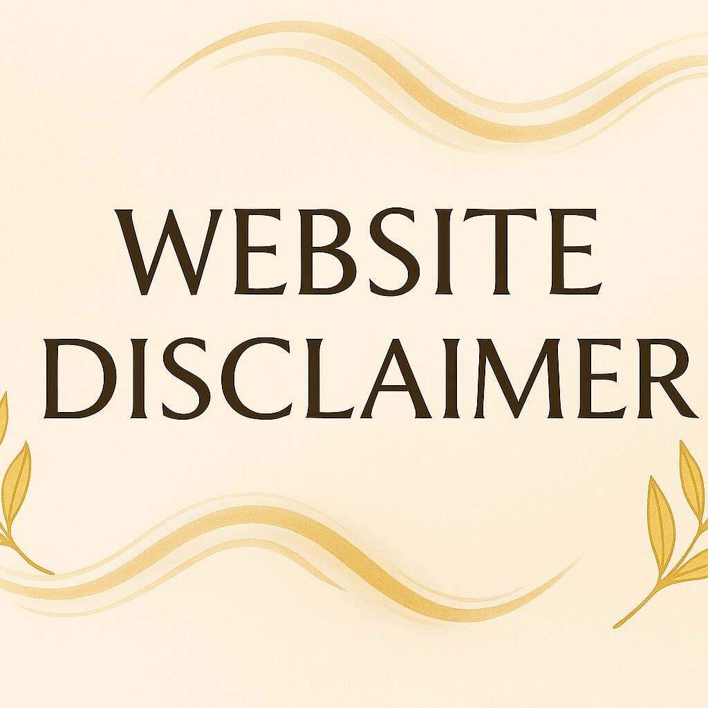 from Ash to Aura website disclaimer banner