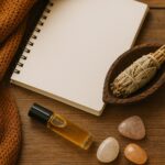 preparing for women's spiritual retreat – ritual items and journal layout